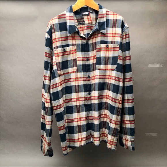 vans mens flannel shirts